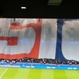 O brutal tifo do PSG para o Milan