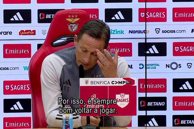 Roger Schmidt: «Estamos muito desapontados»