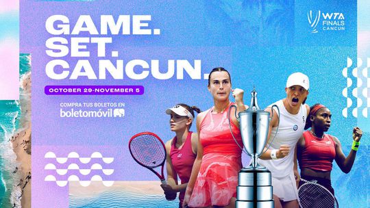 Cancun tem praia, calor e a partir de domingo as WTA Finals: só falta… o estádio