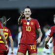 Jenni Hermoso faz golo da vitória frente a Itália no regresso à seleção espanhola