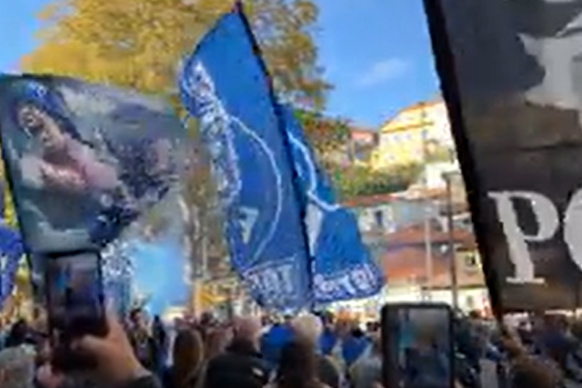 A receção a Pinto da Costa na Alfândega do Porto