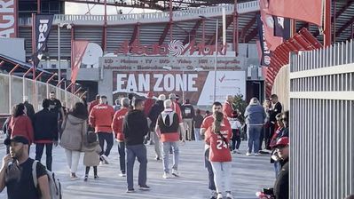 Ambiente na Luz antes do jogo com o Rio Ave