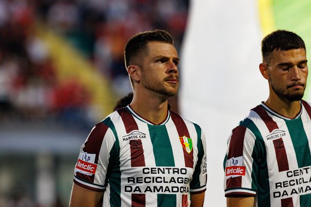 Bernardo Schappo falhou as duas últimas partidas do Estrela da Amadora e mantém-se em dúvida para o embate com o Casa Pia. Foto: IMAGO