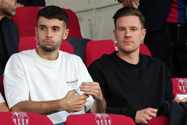 Joan Garcia e Marc-Andre ter Stegen, dois guarda-redes do Barcelona