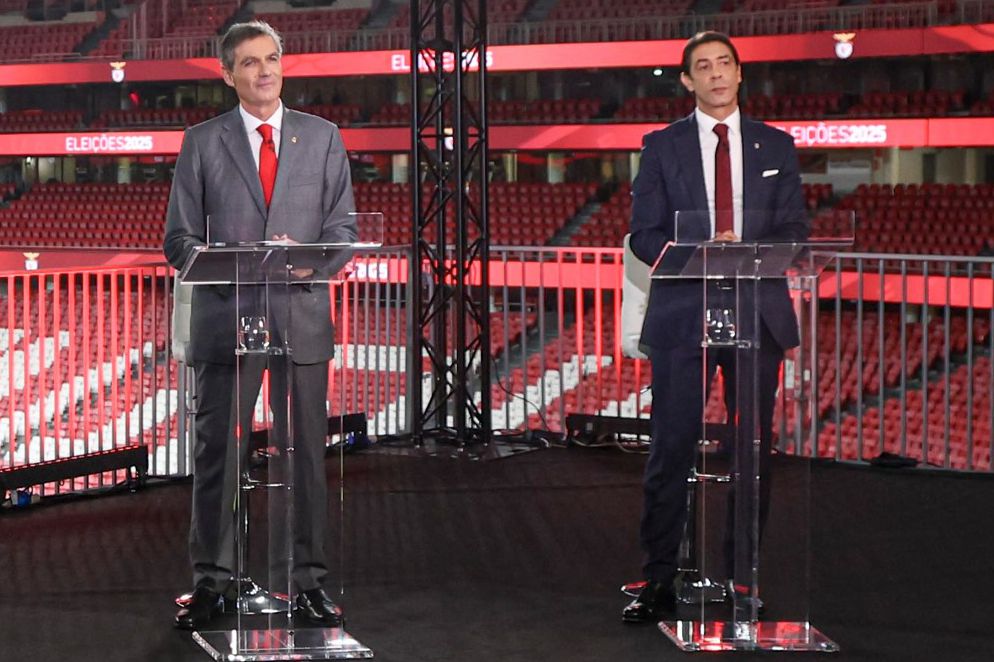 João Noronha Lopes e Rui Costa vão debater dois dias antes da votação da segunda volta — Foto: SL Benfica