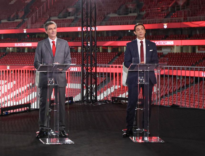 João Noronha Lopes e Rui Costa vão debater dois dias antes da votação da segunda volta — Foto: SL Benfica