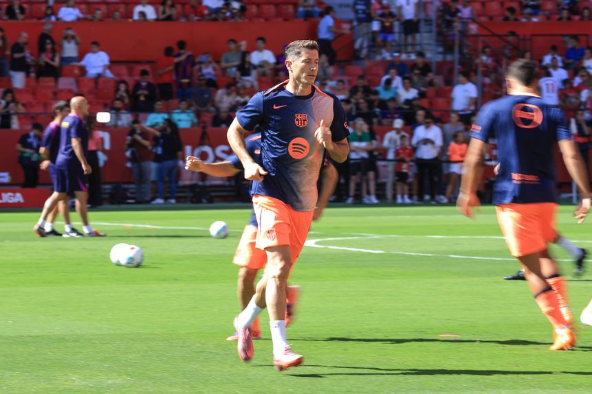 Robert Lewandowski, avançado do Barcelona