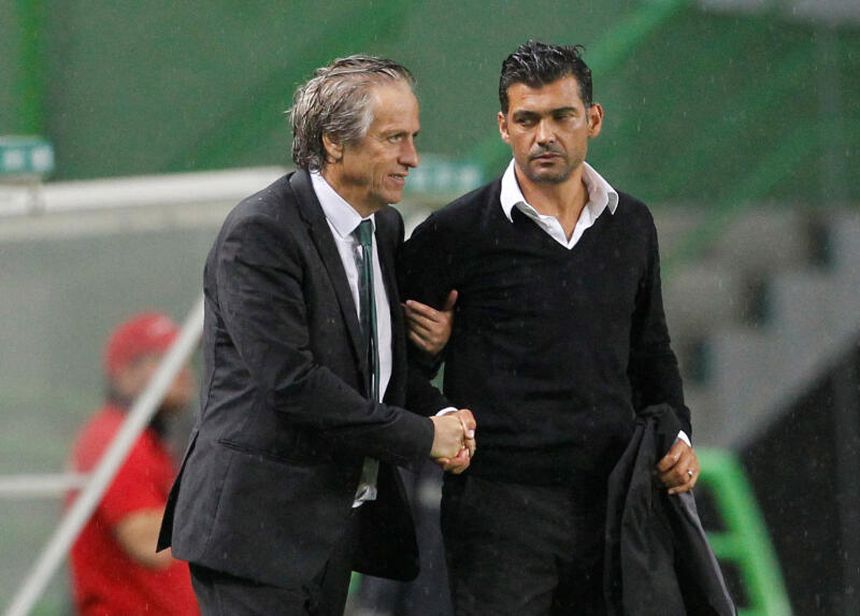 Jorge Jesus e Sérgio Conceição em 2015: - Foto: A BOLA