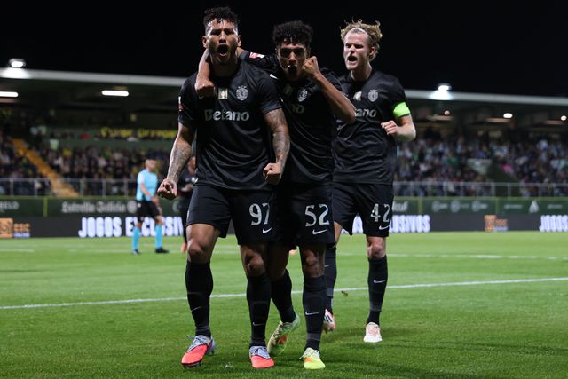 Leões celebraram vitória em Tondela no domingo e esta terça-feira jogam com o Alverca em Alvalade - Foto: CATARINA MORAIS/KAPTA+