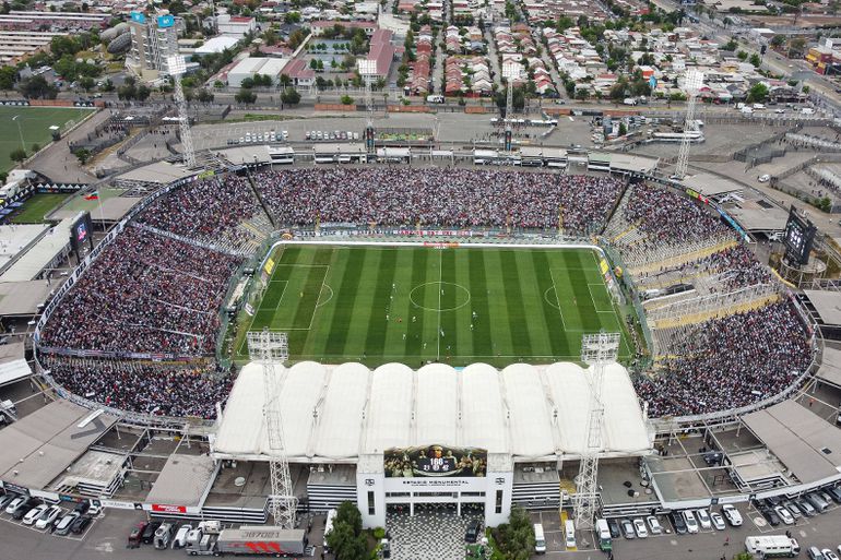 Estádio Nacional do Chile. 121 decibéis registados em 2015 num jogo frente à Argentina