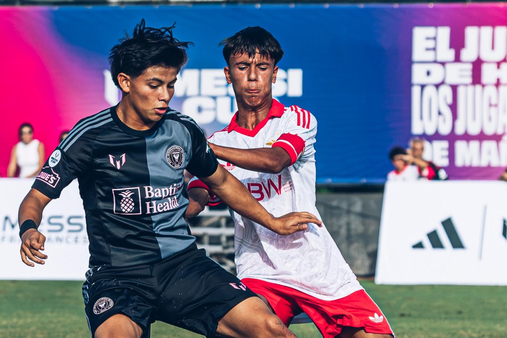 Benfica sub-16 defrontou o Inter Miami nos EUA - Foto: Messi Cup