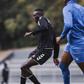 Ndoye voltou aos golos frente ao Feirense, da Liga 2, em jogo-treino (foto Vitória de Guimarães)