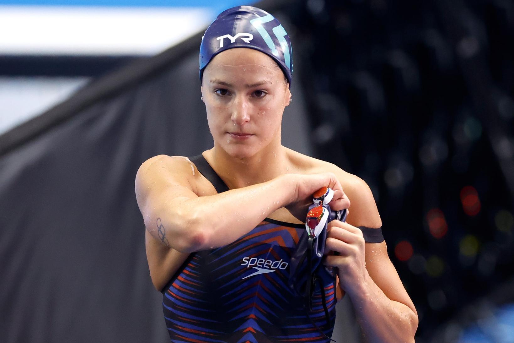 Diana continua a deter os recordes nacionais de 800 e 1500 metros livres em piscina curta e longa      Fotografia FPN