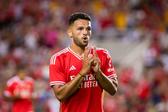 Gonçalo Ramos com a camisola do Benfica