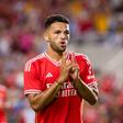 Gonçalo Ramos com a camisola do Benfica