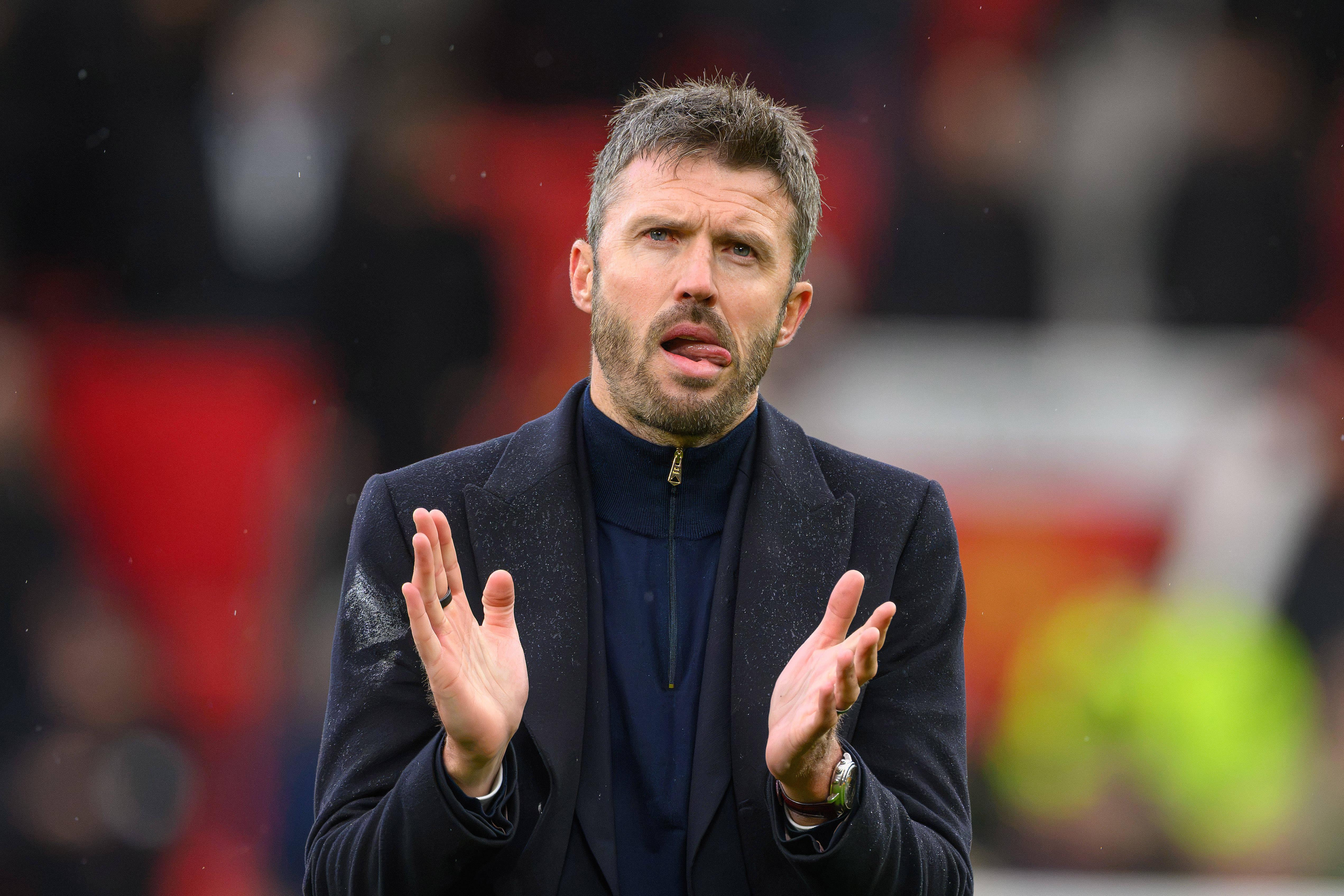Michael Carrick sucedeu a Ruben Amorim como treinador do Manchester United