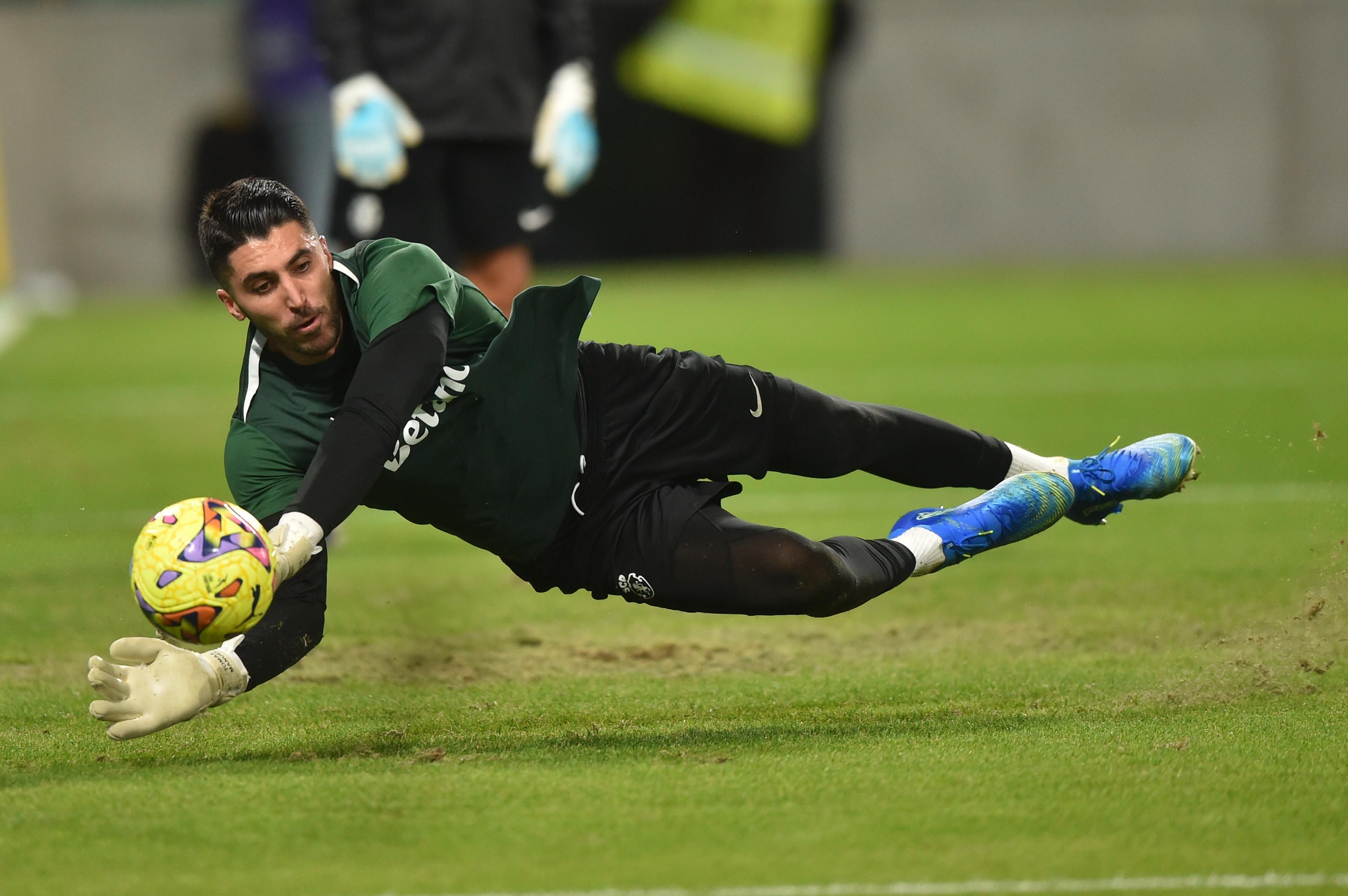 Rui Silva voltou à titularidade na baliza leonina. Foto: Miguel Nunes (Sporting-Marítimo)
