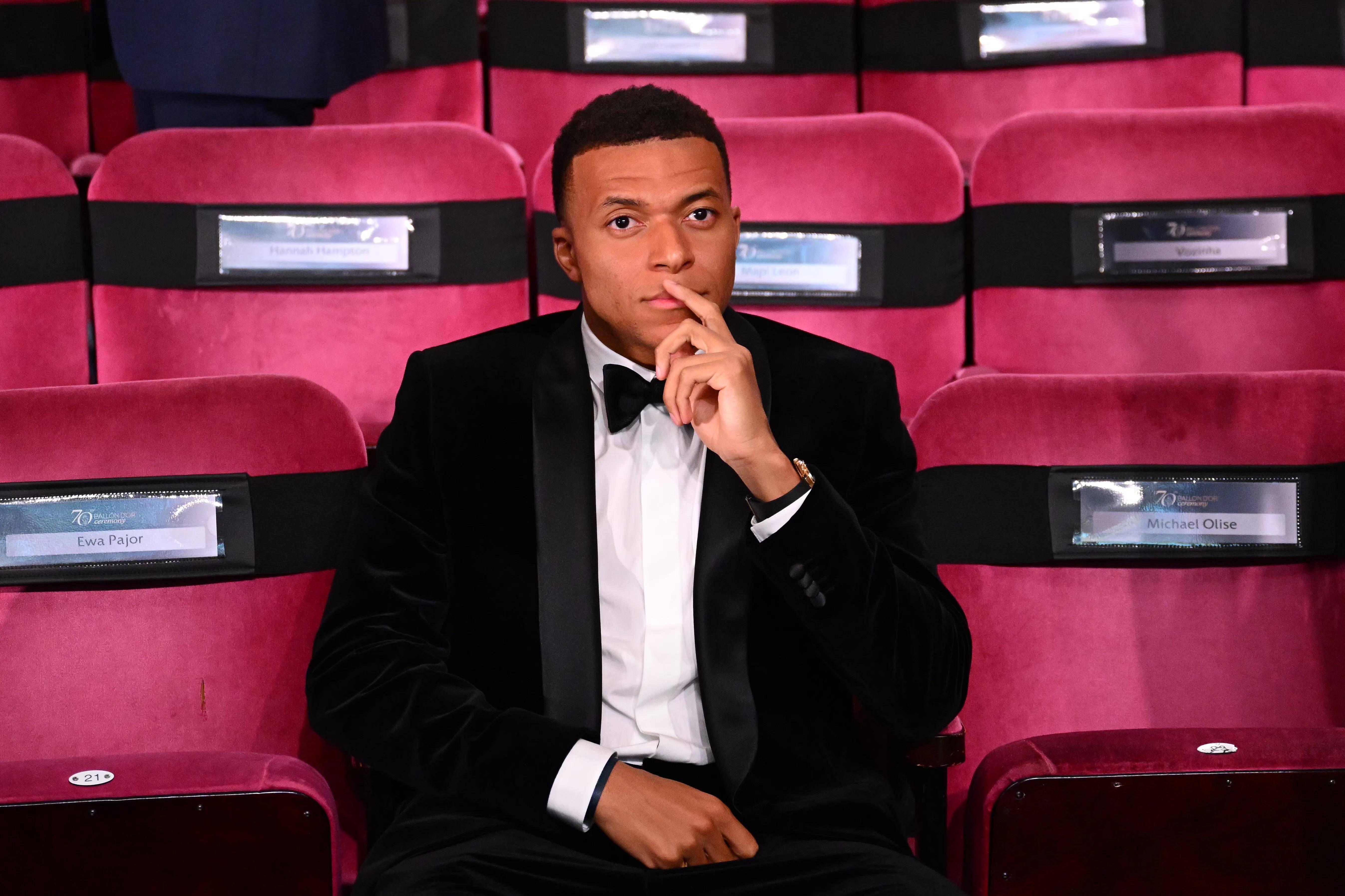 Kylian Mbappé foi segundo classificado na Bola de Ouro 2026