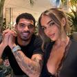 Gibbs-White com a noiva, Britney De Villiers