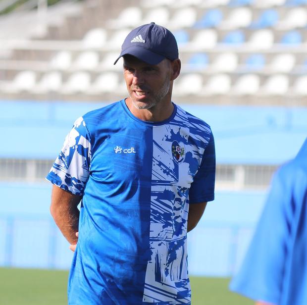 André Anastácio, treinador da Camacha, durante treino - Foto: Camacha/Instagram