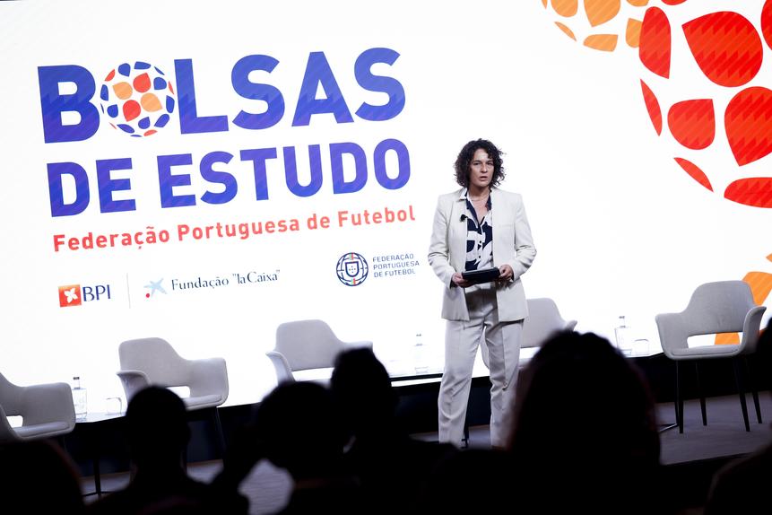 Sofia Teles, Diretora da FPF com o pelouro do futebol feminino (Foto FPF)