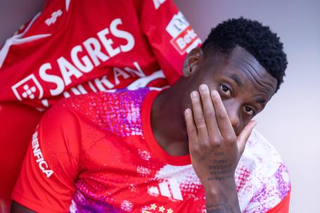 Jhon Durán, ponta de lança do Benfica (foto: Imago)