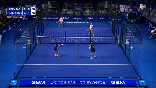 Um dos melhores pontos de padel que já viu