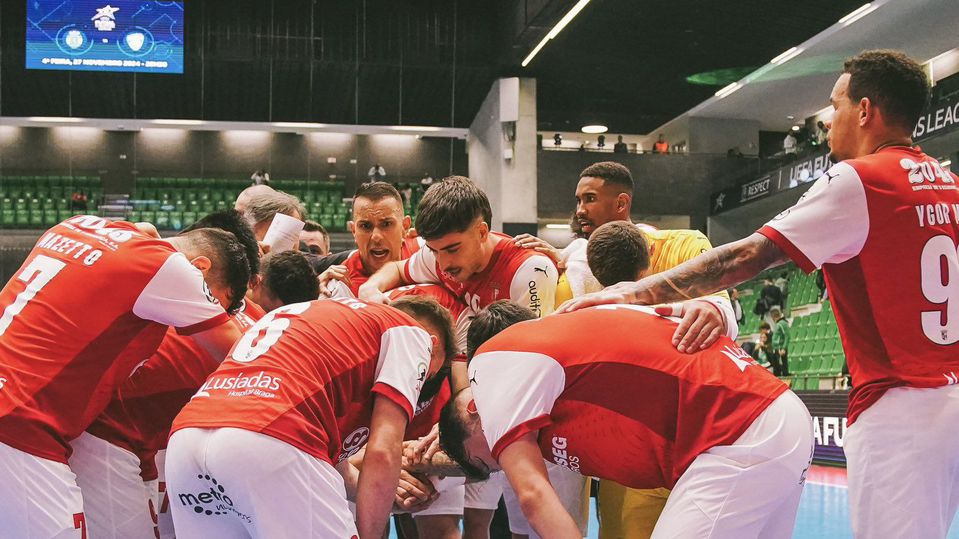 SC Braga goleado e mais longe da Final Four da Liga dos Campeões