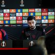 Ruben Amorim e Bruno Fernandes, treinador e capitão do Manchester United