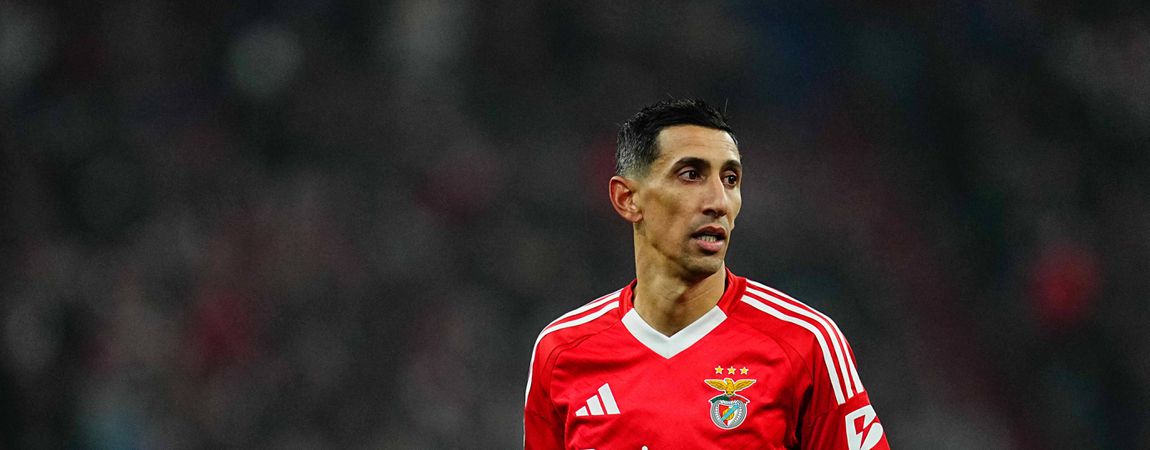 A reação de Di María ao empate do Benfica