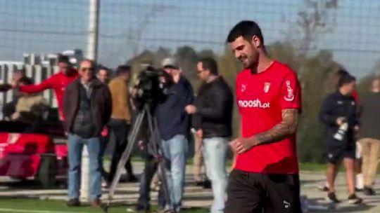 SC Braga: boa disposição no treino antes do Hoffenheim