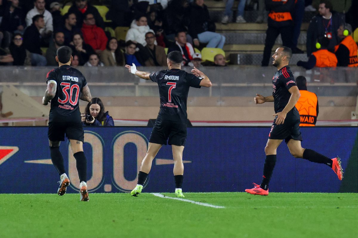 Mónaco-Benfica, 2-3 Amdouni: «É sempre melhor quando consigo marcar golos»