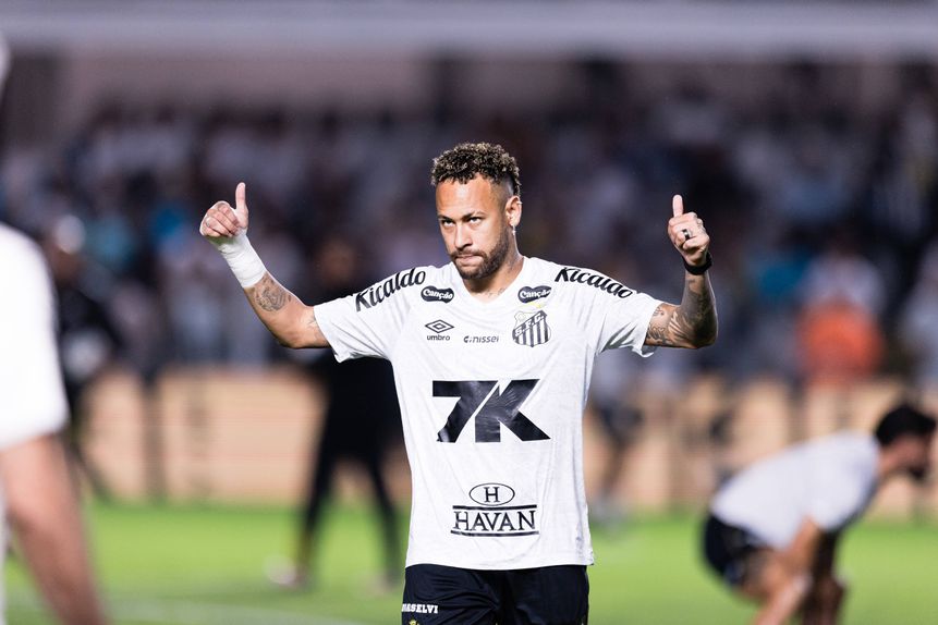 Neymar, avançado do Santos
