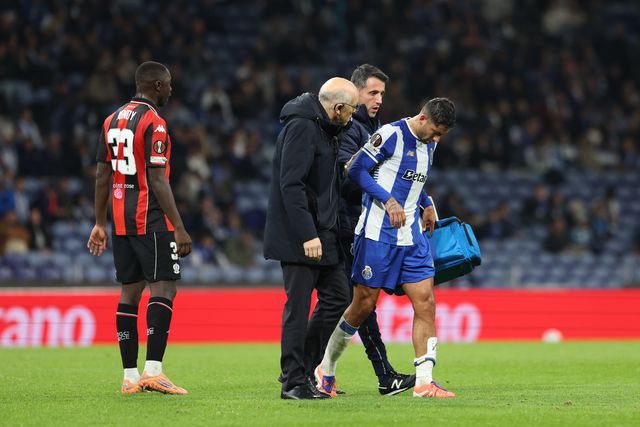 Alan Varela saiu ao intervalo no jogo com o Nice, mas já treino integrado antes do Estoril