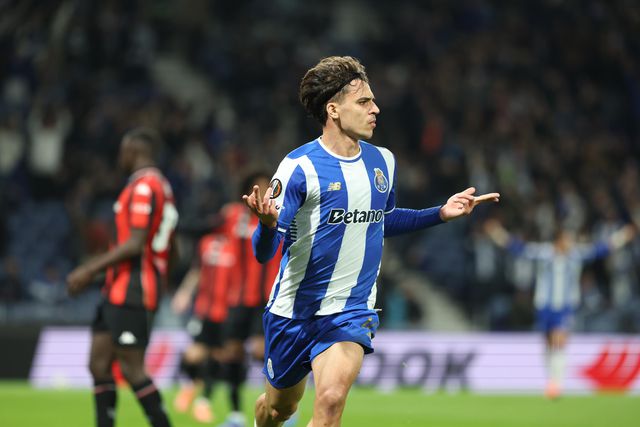 Gabri Veiga fez o 2-0 do FC Porto frente ao Nice - Foto: Catarina Morais/KAPTA+