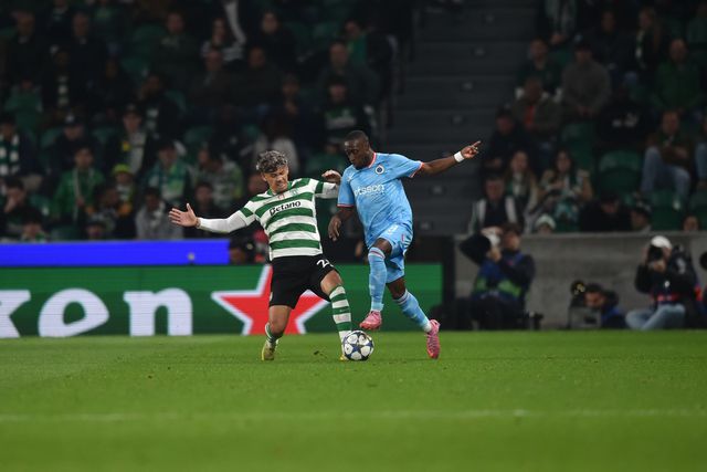 Maxi Araújo fez marcação a Carlos Forbs, que no final do jogo teve declaração curiosa: «Gosta de falar muito. O que disse? Não posso estar aqui a dizer» - Foto: Miguel Nunes