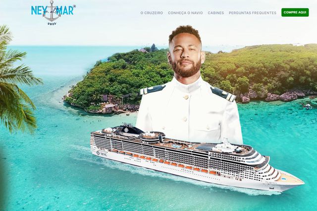 Neymar protagonista de cruzeiro de três dias