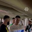Dá cá um abraço! O reencontro entre Ronaldo e Benzema