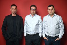 Carlos André, João Pimpim e André Geraldes fazem o 'Política Desportiva' (foto: Miguel Nunes)