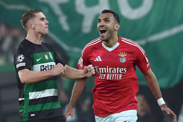 Viktor Gyokeres, do Sporting, e Vangelis Pavlidis, do Benfica