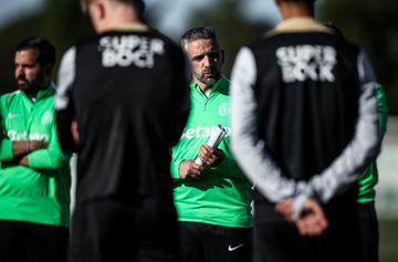 O pedido de Rui Borges aos jogadores no primeiro treino no Sporting