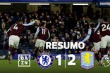 Reviravolta épica em Stamford Bridge e 11.ª vitória seguida para o Aston Villa (resumo)