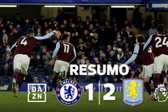 Reviravolta épica em Stamford Bridge e 11.ª vitória seguida para o Aston Villa (resumo)