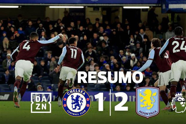 Reviravolta épica em Stamford Bridge e 11.ª vitória seguida para o Aston Villa (resumo)