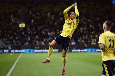 Cristiano Ronaldo a festejar o bis pelo Al Nassr - Foto: Al Nassr