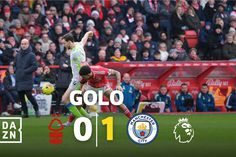 Primeiro remate enquadrado em Nottingham deu... em golo do Man. City