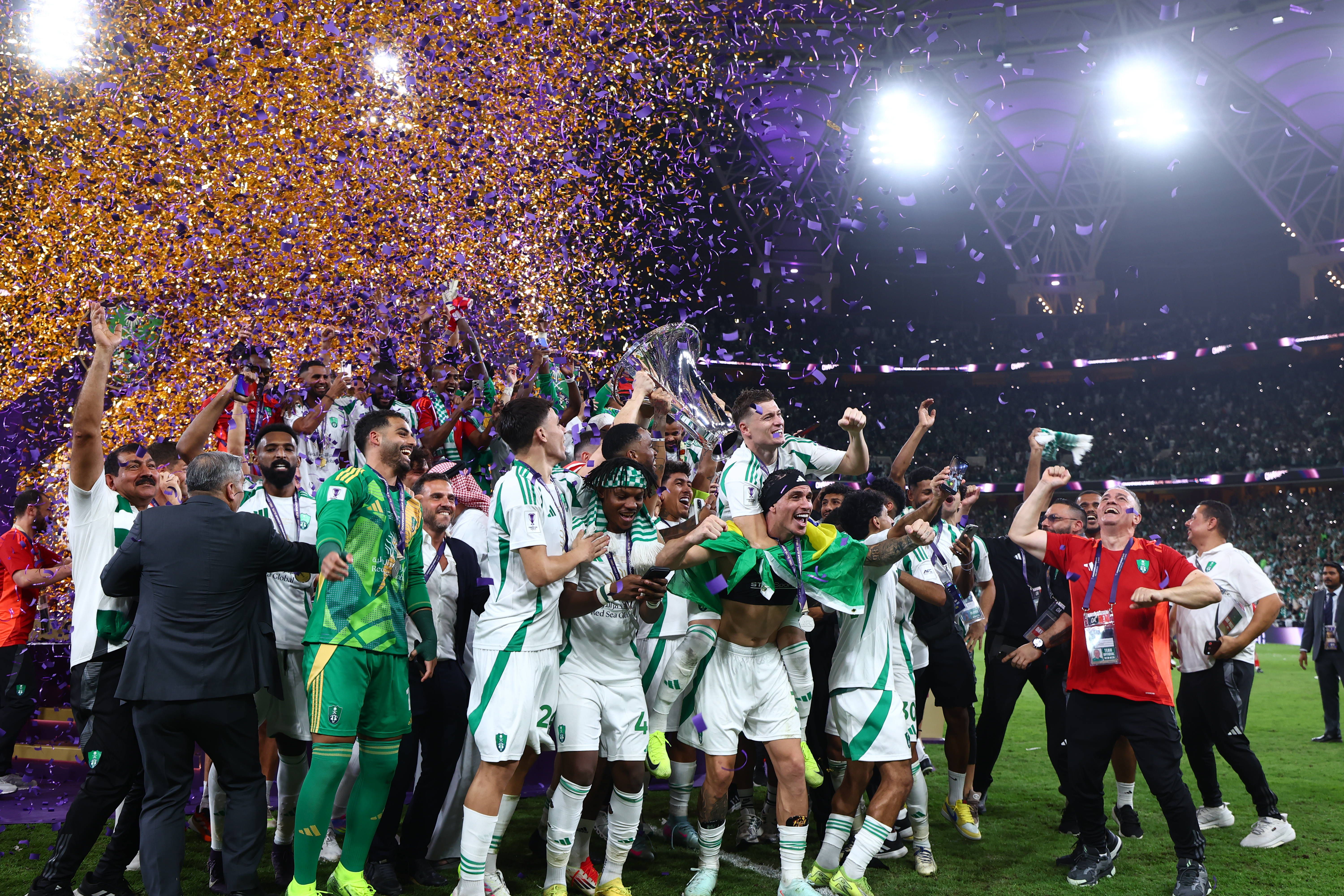 Al Ahli foi campeão da Champions Asiática em maio de 2025. Derrotou na final o Kawasaki Frontale (2-0) - Foto: IMAGO