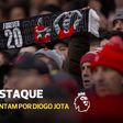 Anfield voltou a homenagear Diogo Jota ao minuto 20