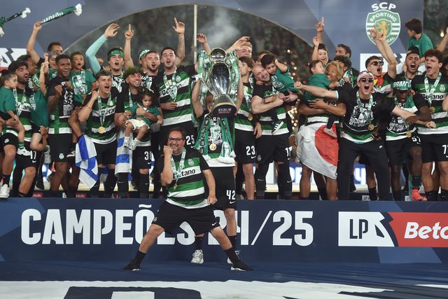 Sporting conquistou a Liga, pelo segundo ano consecutivo, em maio de 2025 - Foto: Miguel Nunes/A BOLA