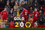 A espera acabou! Ao 23.º jogo, eis o primeiro golo de Wirtz pelo Liverpool